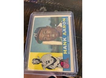 1960 Vintage Hank Aaron  New York Yankees #300 Baseball Card