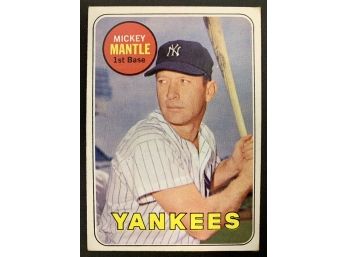 Mickey Mantle New York Yankees Hof #500 Baseball Card