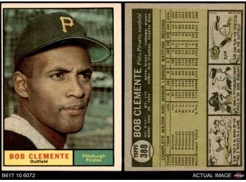 1961 Roberto Clemente Topps Baseball Card  #388