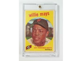 1959 Willie Mays # 50 Vintage Baseball Card