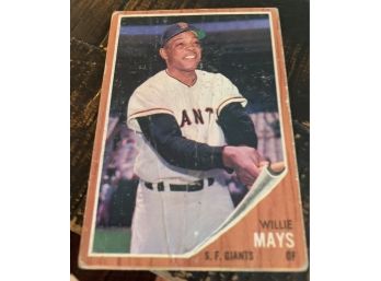 Willie Mays  Vintage Baseball Card #300 From Topps