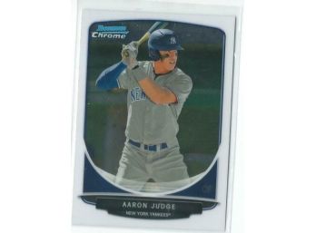 2013 Rookie Card  Aaron Judge Chrome Bdpp19 Chrome