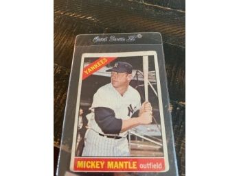 1966 Topps Mickey Mantle #50