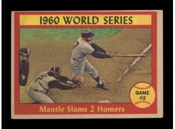 1960 World Series Mantle Slams 2 Homers