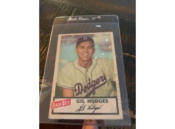 Dan-Dee Hank Gil Hodges  Vintage Card