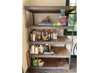 Shelving Unit And Contents