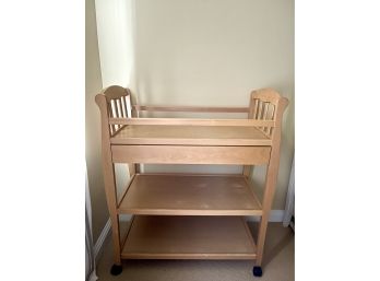 Infant Changing Table On Casters