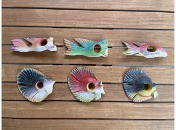 Tropical Fish Napkin Rings- A Set Of 6