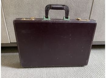 Brown Leather Attache Case