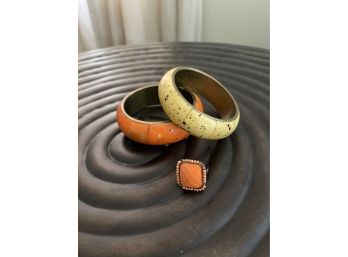 Bangles And Ring Set