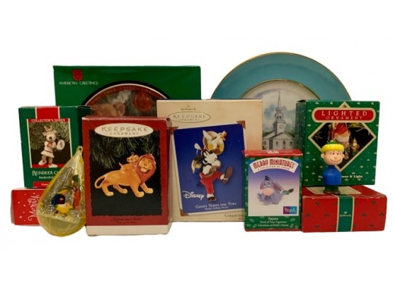Peanuts, Lion King, Tennis Reindeer, Pooh, Goofy, Lighted Santa, Jewelbrite & MORE! (VALUED $175+)