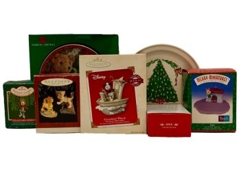 Pooh, Steamboat Mickey, Lion King, Reindeer Champs Ornaments & MORE! (VALUED $125.00+)