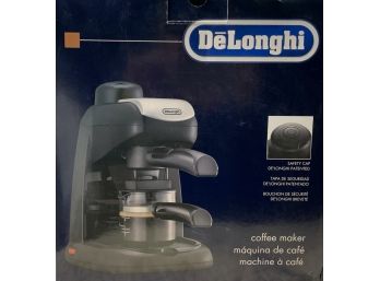 DeLonghi EC5 Steam-Driven 4-Cup Espresso And Coffee Maker, Black - NIB!