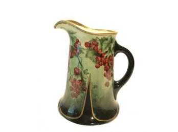 Limoges Holly Water Pitcher  (Valued $498.00)