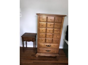 Thomasville Hi Boy Dresser And Side Table