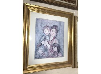 Edna Hibel Wall Art With COA And More