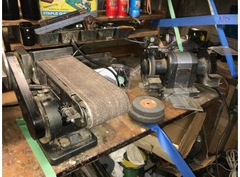 Belt Sander By Test Rite And Craftsman Bench Grinder