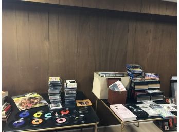 Blu-ray Movies, DVD , CD's ,LP Records , 45's, Vhs,Cassettes