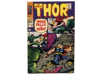 The Mighty Thor #149 - Marvel Comics, Silver Age 1968 When Falls A Hero