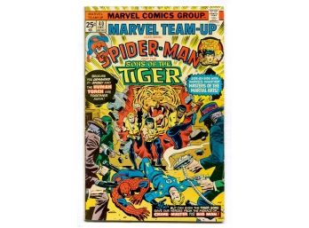 Marvel Team-Up Spider-man & Sons Of The Tiger #40, Marvel Comics 1975