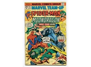 Marvel Team-Up Spider-man & Moondragon #44, Marvel Comics 1976