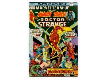 Marvel Team-Up Human Torch & Doctor Strange #35, Marvel Comics 1975