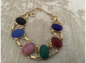 Vintage Scarab Bracelet