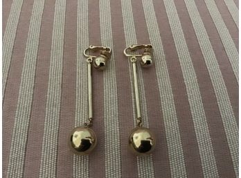 Coro Gold Tone Earrings