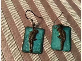 Parrot Design Earrings - Lot #27