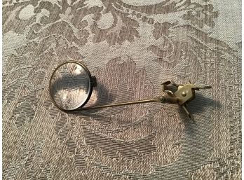 Vintage Gold Tone Magnifier