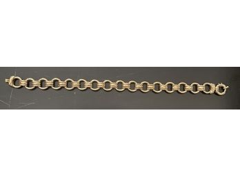 14k Gold Bracelet 8.070 DWT 8.25 Inches Long