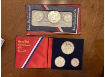 1976 Silver Proof And Uncirculated Coin Sets