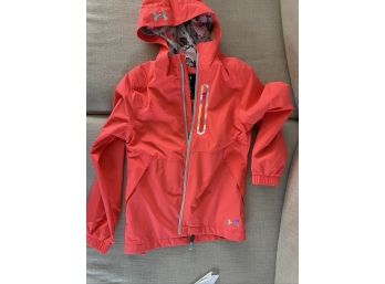 Kids Under Armor Rain Jacket Size Medium