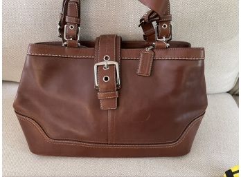 Coach Brown Leather Handbag