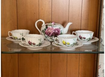 I. Godinger & Co. Rose Tea Set