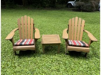 Adirondack Chairs W Side Table 3- Piece Set