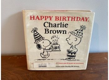 First Edition Happy Birthday Charlie Brown