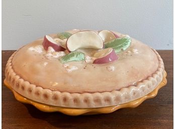 Vintage Apple Pie Dish With Cover