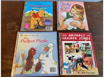 Variety Of Vintage Little Golden Books