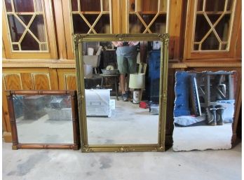 Three Antique/Vintage Mirrors