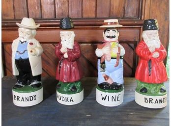 Vintage Character Liquor Containers