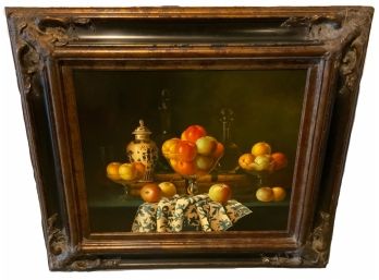 Oil Painting Fruit ~ Signed Hester ~