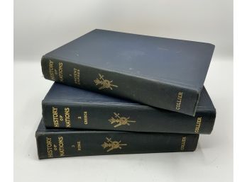 Antique Books ~ History Of Nations Volume 1, 2, 3 ~