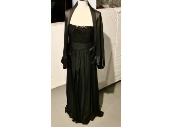 Gorgeous Black Badgley Mischka Gown ~ Size 12 ~