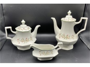 Johnson Brothers Eternal Beau ~ Coffee Pot, Tea Pot & Gravy Boat ~