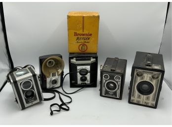 Antique Kodak Brownie Camera Lot