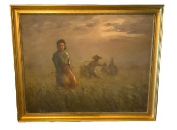 Original Serafin Serna Oil Painting