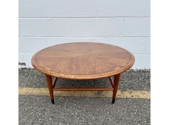 1962 Lane Acclaim Original Finish Circle Coffee Table