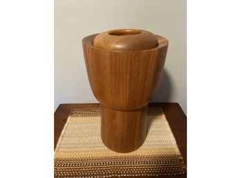 1960s RARE Danish Teak Scan Look Ice Bucket Designed By A.Q