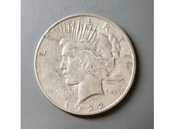 1922  Peace Silver Dollar